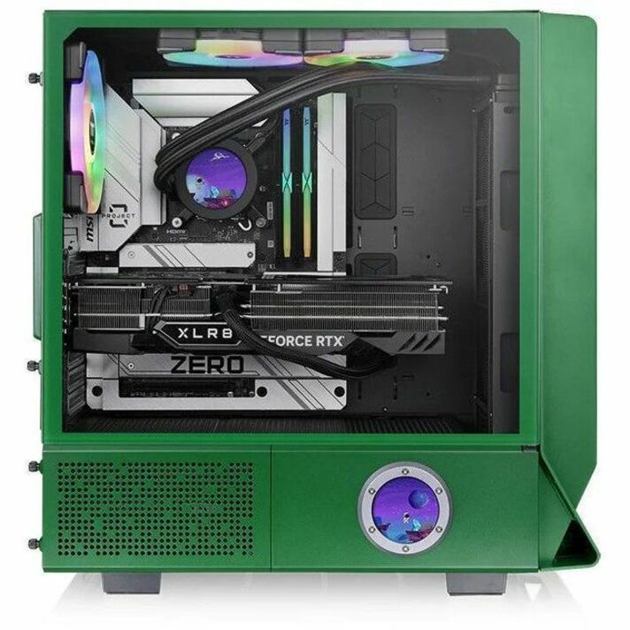 Thermaltake Ceres 350 MX Racing Green Mid Tower Chassis CA-1Z3-00MCWN-00