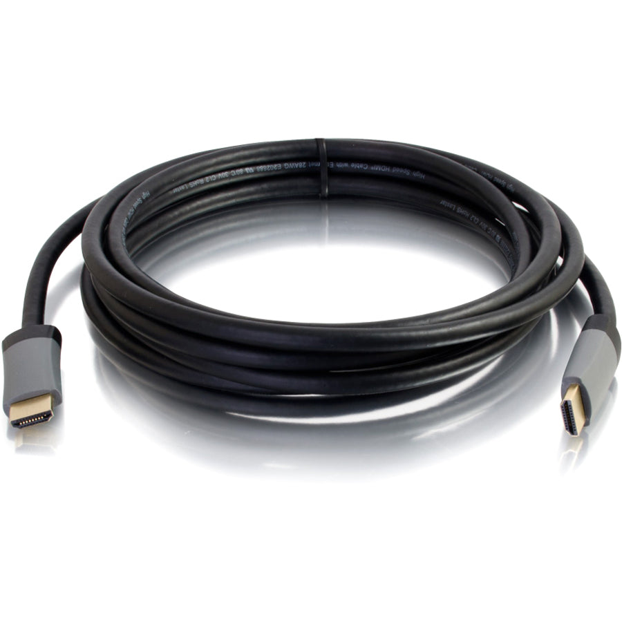 C2G 50ft 4K HDMI Cable with Ethernet - High Speed - In-Wall CL-2 Rated 50636