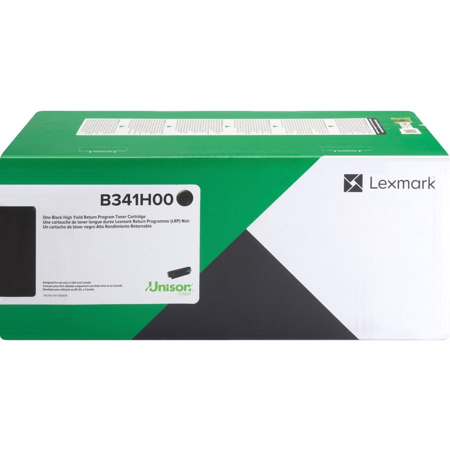 Lexmark Unison Original High Yield Laser Toner Cartridge - Black - 1 Each B341H00