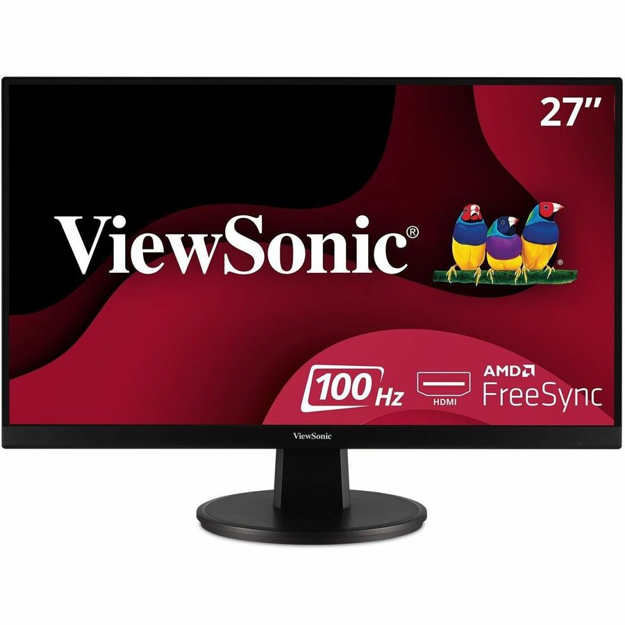 ViewSonic VA2747-MH 27 Inch Full HD 1080p Monitor with FreeSync, 100Hz, Ultra-Thin Bezel, Eye Care, HDMI, VGA Inputs for Home and Office VA2747-MH