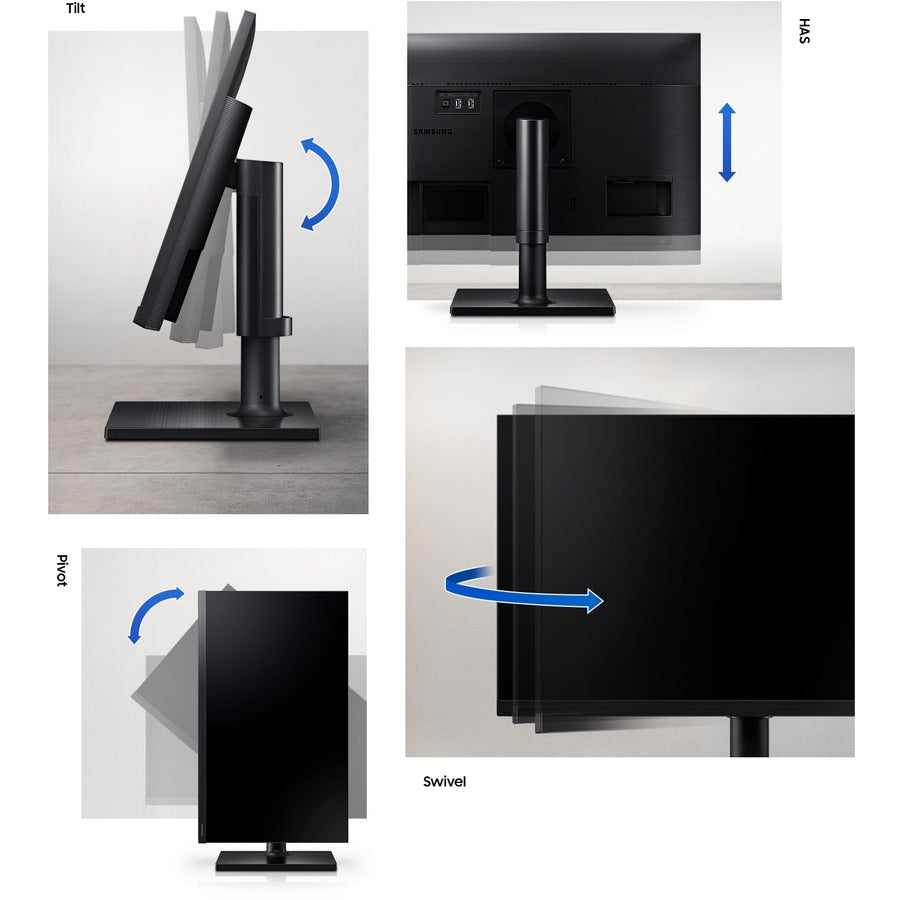 Samsung F22T454FQN 22" Class Full HD LCD Monitor - 16:9 - Black F22T454FQN