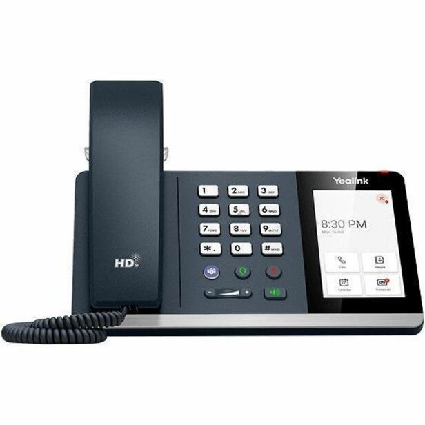 Yealink MP54-Zoom IP Phone - Corded - Corded - Wi-Fi, Bluetooth - Desktop, Wall Mountable - Classic Gray 1301114