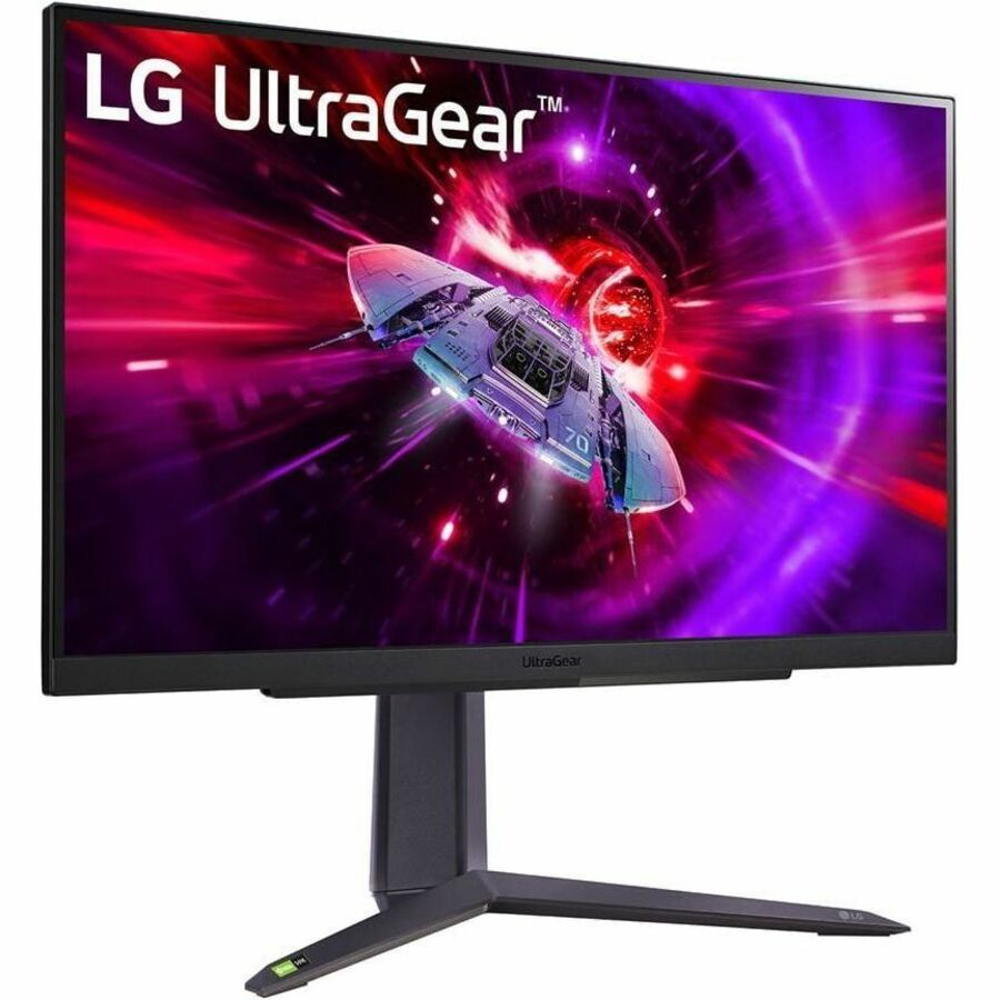 LG UltraGear 27GR75QB-B 27" Class WQHD Gaming LCD Monitor - 16:9 - Black, Matte Purple Gray 27GR75QB-B