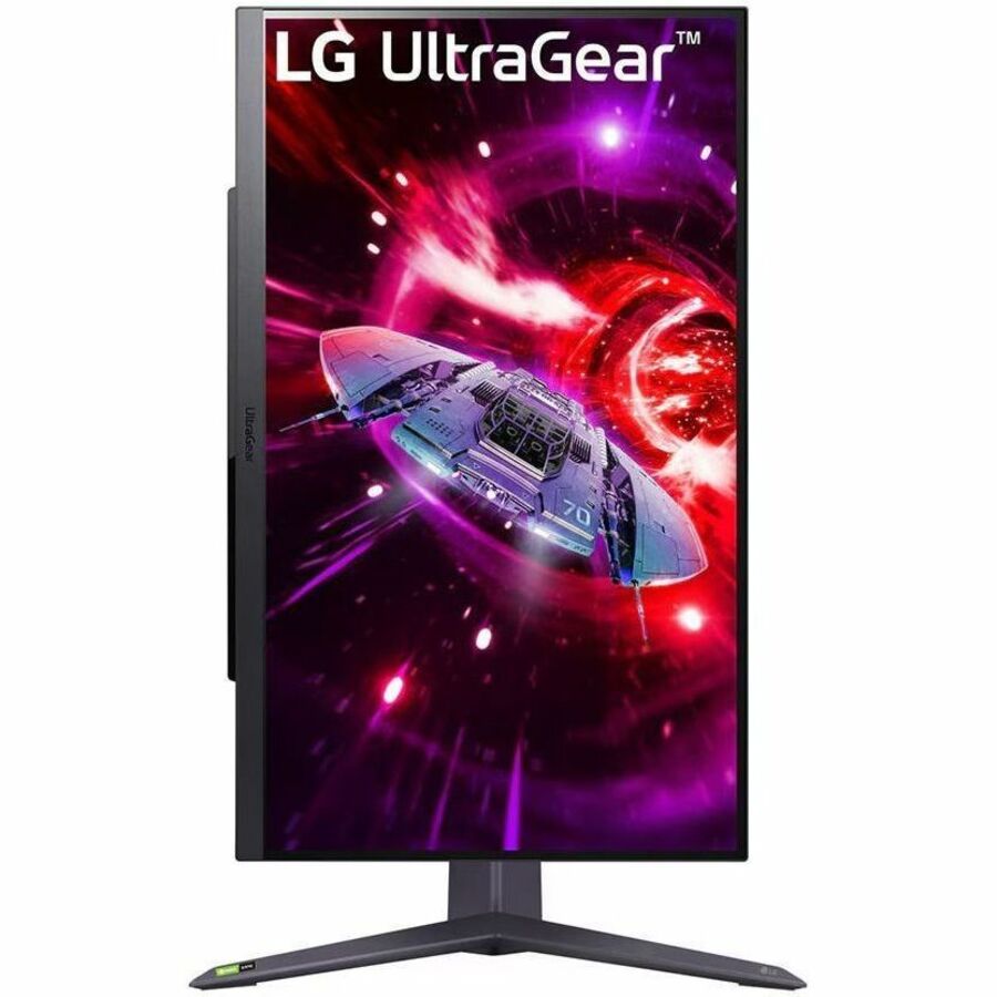 LG UltraGear 27GR75QB-B 27" Class WQHD Gaming LCD Monitor - 16:9 - Black, Matte Purple Gray 27GR75QB-B