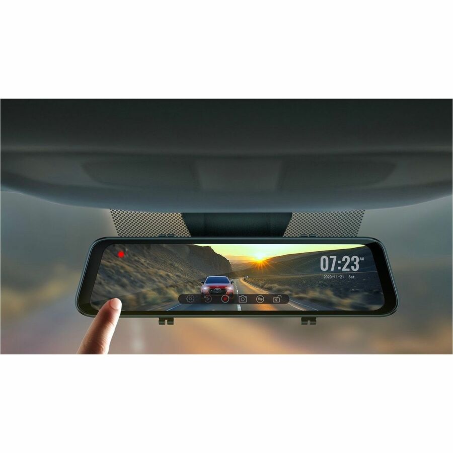 GekoGear Orbit D100 2 Channel 1080P Front / 1080P Rearview Mirror Dashcam ORBIT D100