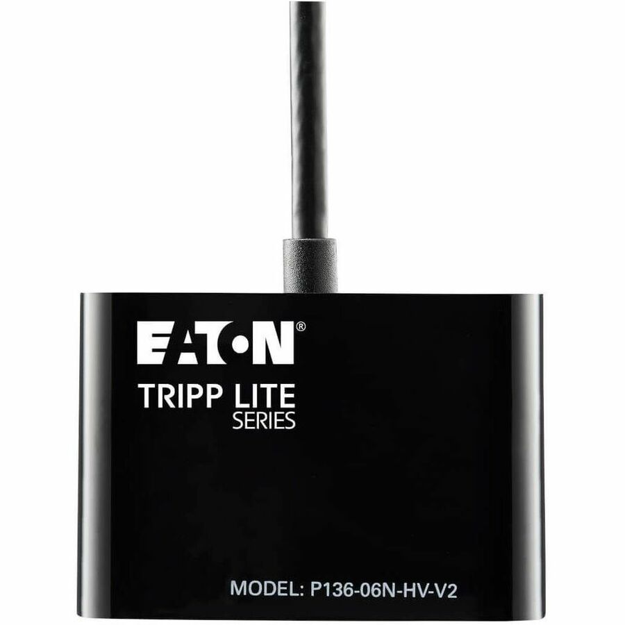 Eaton Tripp Lite Series DisplayPort to VGA/HDMI All-in-One Converter Adapter, DP ver 1.2, 4K 30 Hz HDMI P136-06N-HV-V2