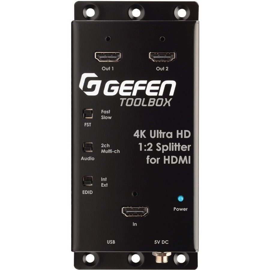 Gefen 4K Ultra HD 1:2 Splitter for HDMI (GTB-HD4K2K-142C-BLK) GTB-HD4K2K-142C-BLK