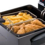 Presto Black Stainless Steel Dual Basket ProFry 05489