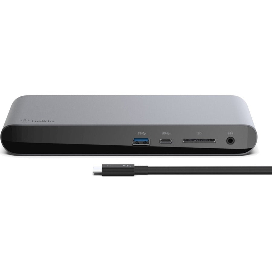 Belkin Thunderbolt 3 Dock Pro USB C Laptop Docking station MacOS & Windows, Dual 4K @60Hz F4U097TT