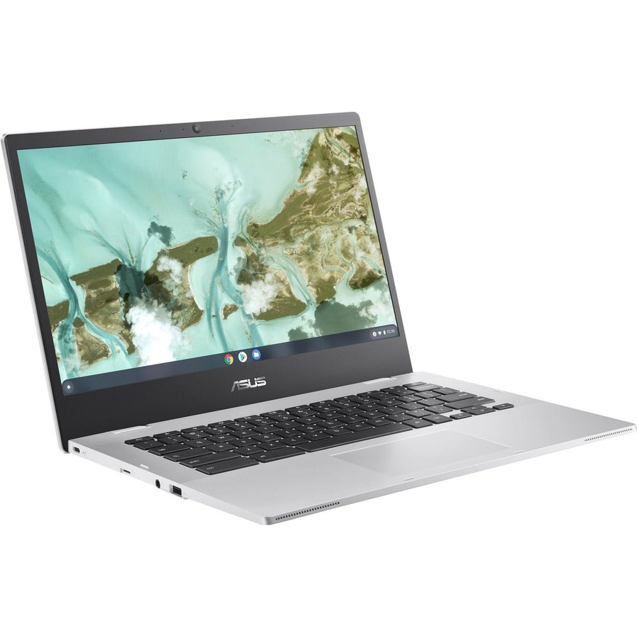 Asus Chromebook Flip CX1400 CX1400FKA-DS84FT 14" Touchscreen Convertible 2 in 1 Chromebook - Full HD - Intel Celeron N4500 - 8 GB - 64 GB Flash Memory - Transparent Silver CX1400FKA-DS84FT