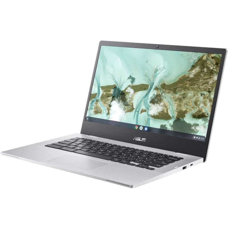 Asus Chromebook Flip CX1400 CX1400FKA-DS84FT 14" Touchscreen Convertible 2 in 1 Chromebook - Full HD - Intel Celeron N4500 - 8 GB - 64 GB Flash Memory - Transparent Silver CX1400FKA-DS84FT