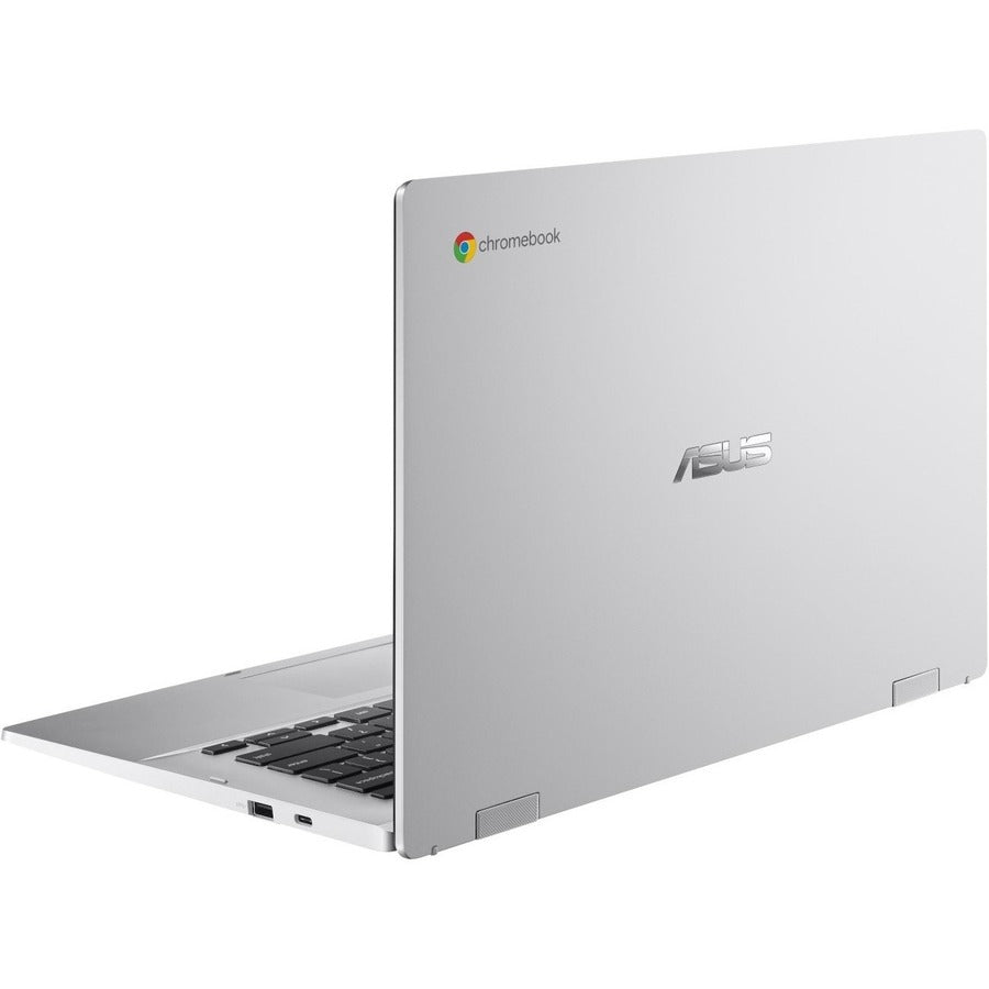 Asus Chromebook Flip CX1400 CX1400FKA-DS84FT 14" Touchscreen Convertible 2 in 1 Chromebook - Full HD - Intel Celeron N4500 - 8 GB - 64 GB Flash Memory - Transparent Silver CX1400FKA-DS84FT