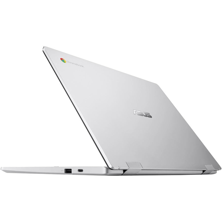 Asus Chromebook Flip CX1400 CX1400FKA-DS84FT 14" Touchscreen Convertible 2 in 1 Chromebook - Full HD - Intel Celeron N4500 - 8 GB - 64 GB Flash Memory - Transparent Silver CX1400FKA-DS84FT