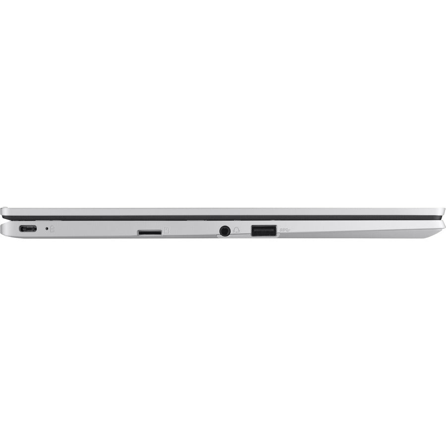 Asus Chromebook Flip CX1400 CX1400FKA-DS84FT 14" Touchscreen Convertible 2 in 1 Chromebook - Full HD - Intel Celeron N4500 - 8 GB - 64 GB Flash Memory - Transparent Silver CX1400FKA-DS84FT