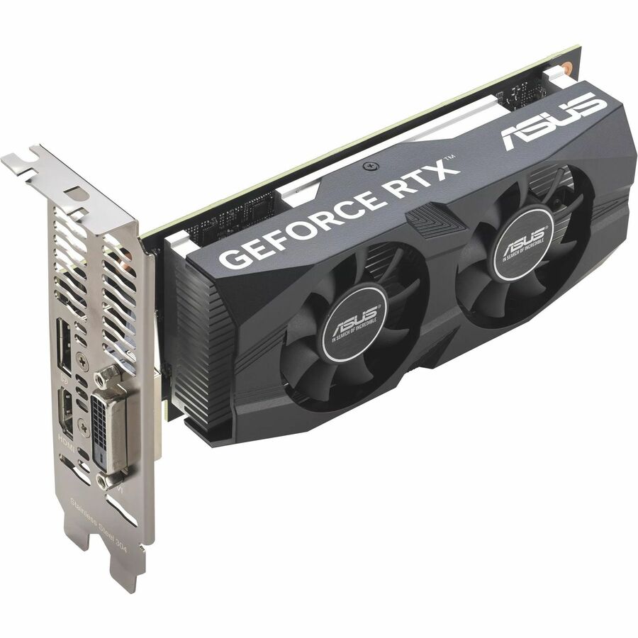 Asus NVIDIA GeForce RTX 3050 Graphic Card - 6 GB GDDR6 - Low-profile RTX3050-O6G-LP-BRK