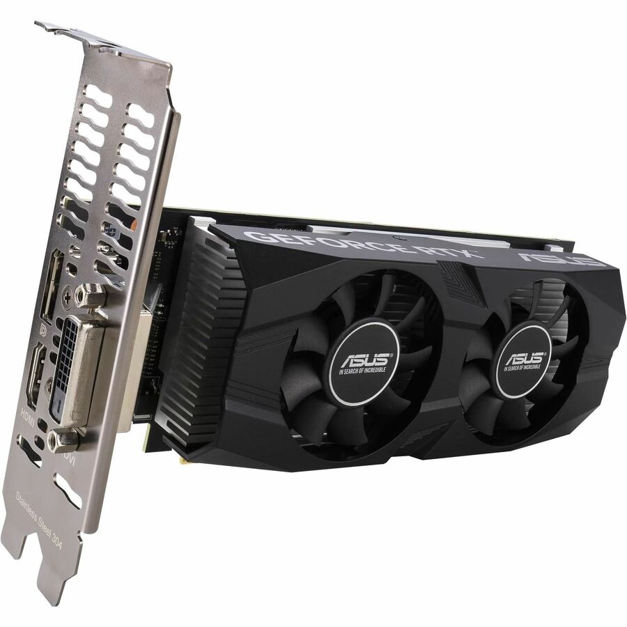 Asus NVIDIA GeForce RTX 3050 Graphic Card - 6 GB GDDR6 - Low-profile RTX3050-O6G-LP-BRK