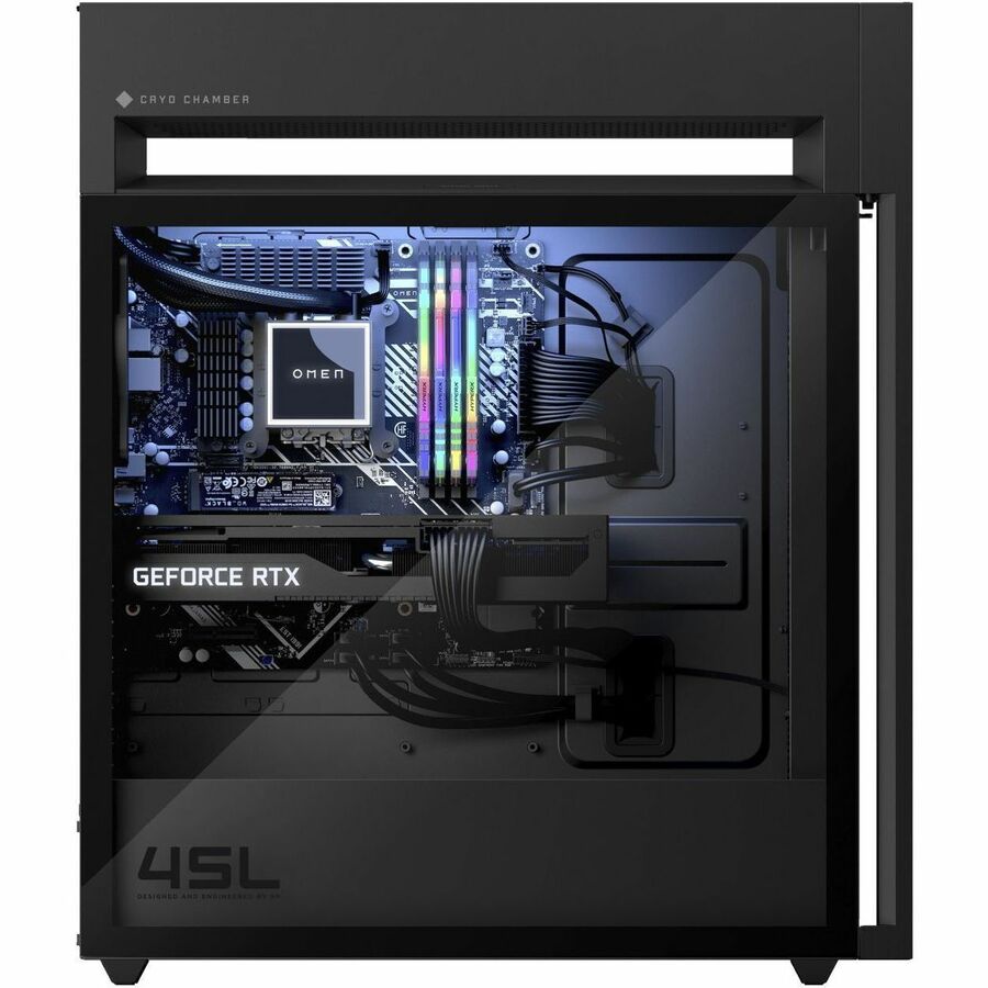 OMEN GT22-2000i GT22-2050 Gaming Desktop Computer - Intel Core i7 14th Gen i7-14700K - 16 GB - 1 TB SSD - Tower - Black, Dark Chrome 9J5T5AA#ABA