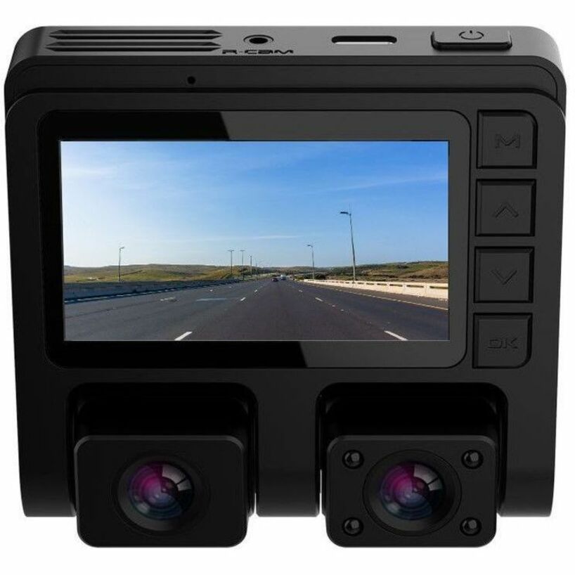 GekoGear Front/Rear Dashcam With Display ORBIT D110