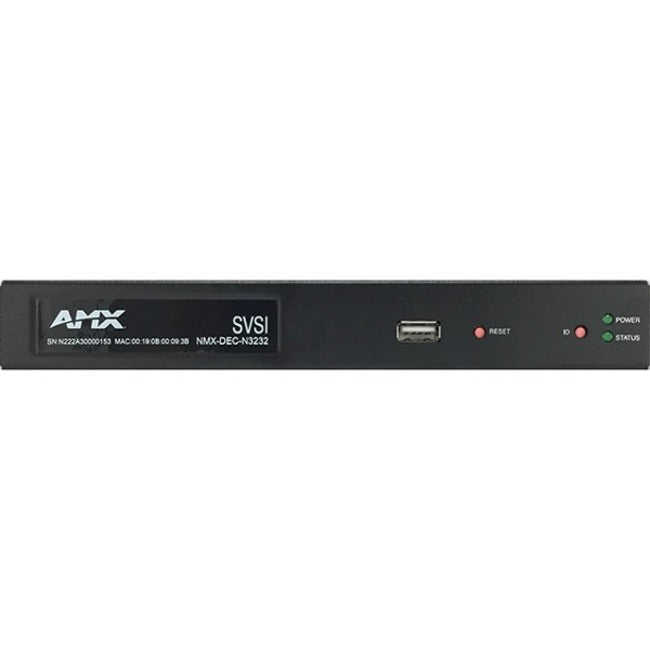 AMX H.264 Compressed Video over IP Decoder, PoE, SFP, HDMI, USB for Record FGN3232-SA