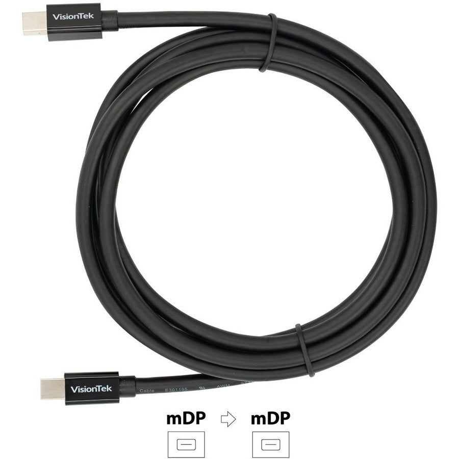 VisionTek Mini DisplayPort to Mini DisplayPort 2M Cable (M/M) 901213