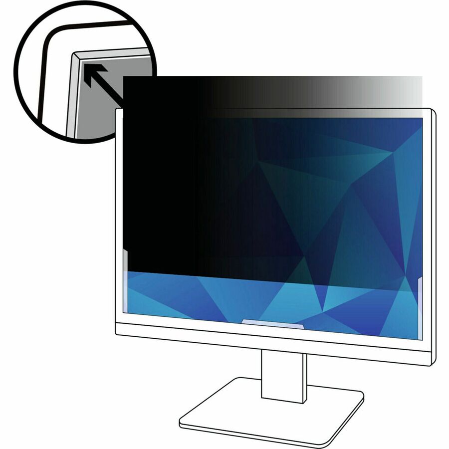 3M&trade; Privacy Filter for 24in Monitor, 16:10, PF240W1B PF240W1B