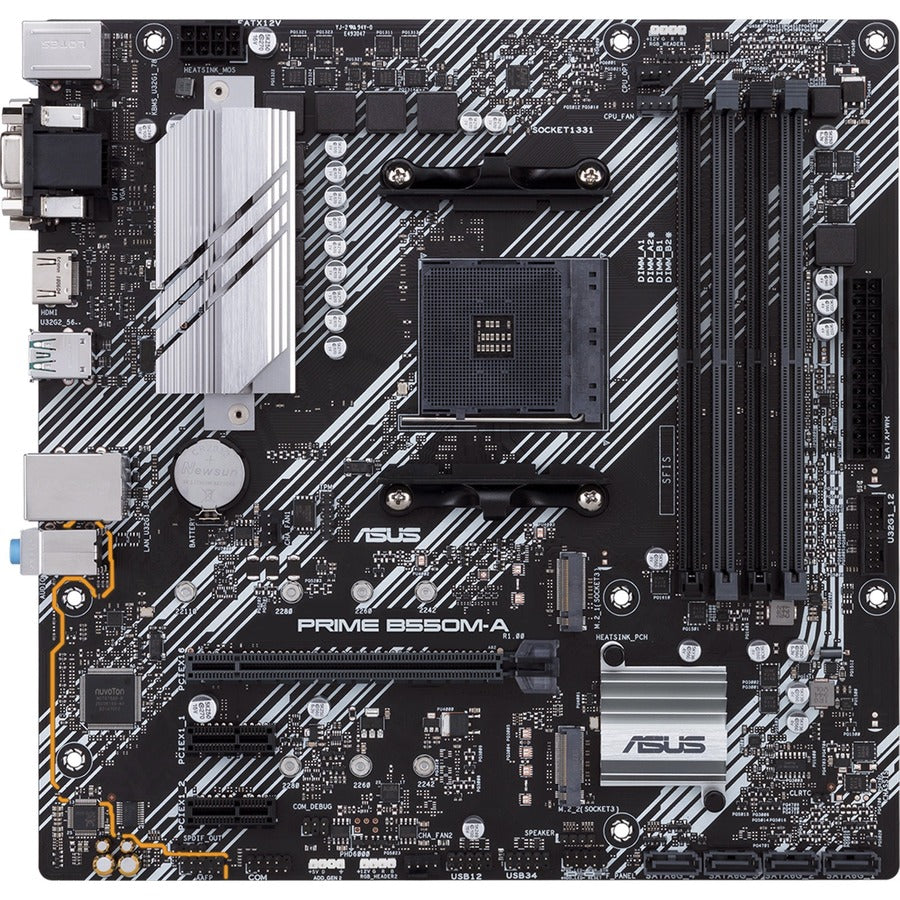 Asus Prime B550M-A/CSM Desktop Motherboard - AMD B550 Chipset - Socket AM4 - Micro ATX PRIME B550M-A/CSM