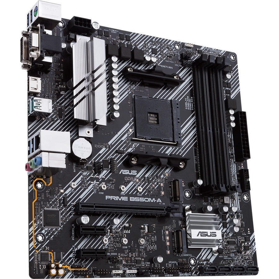 Asus Prime B550M-A/CSM Desktop Motherboard - AMD B550 Chipset - Socket AM4 - Micro ATX PRIME B550M-A/CSM