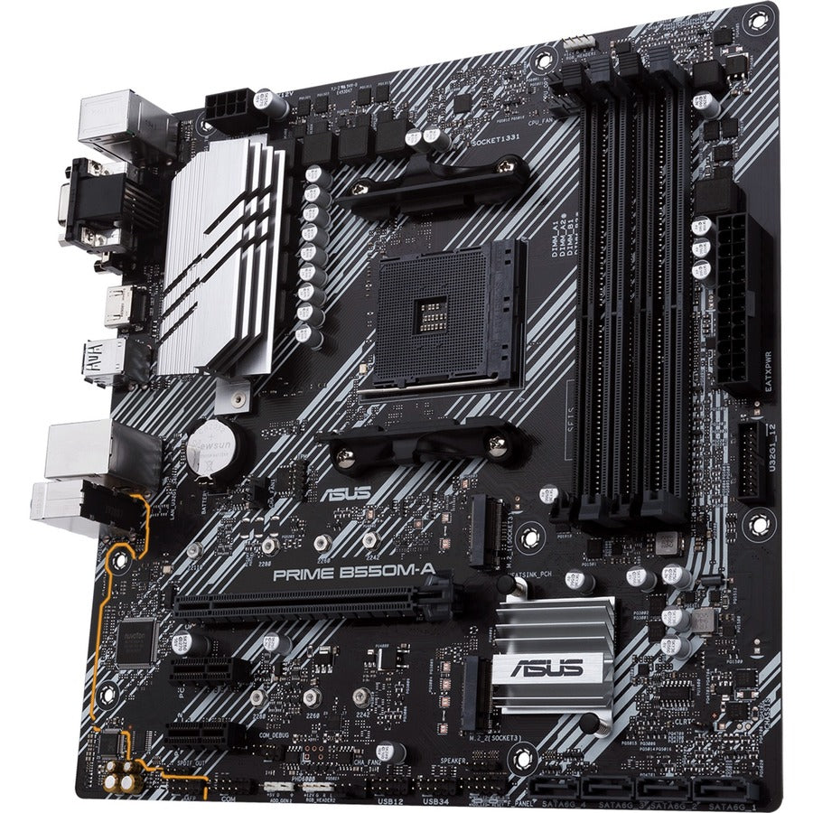 Asus Prime B550M-A/CSM Desktop Motherboard - AMD B550 Chipset - Socket AM4 - Micro ATX PRIME B550M-A/CSM