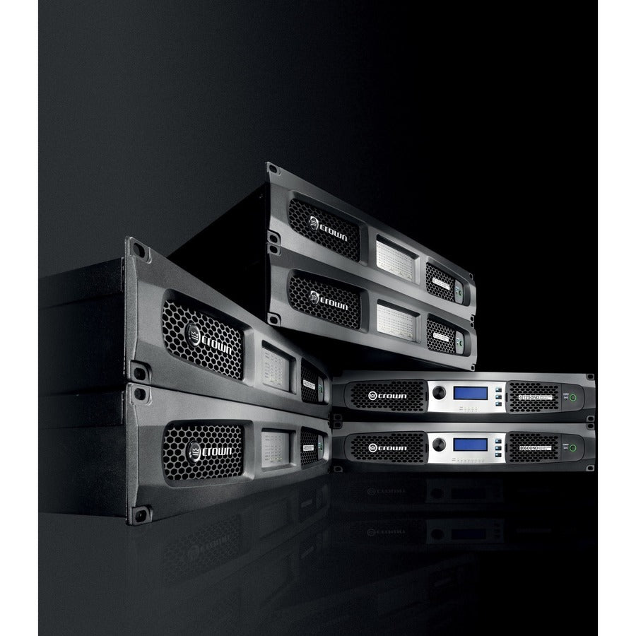 Crown DriveCore Install 4|1250 Amplifier - 10 kW RMS - 4 Channel - Black DCI4X1250-U-USFX