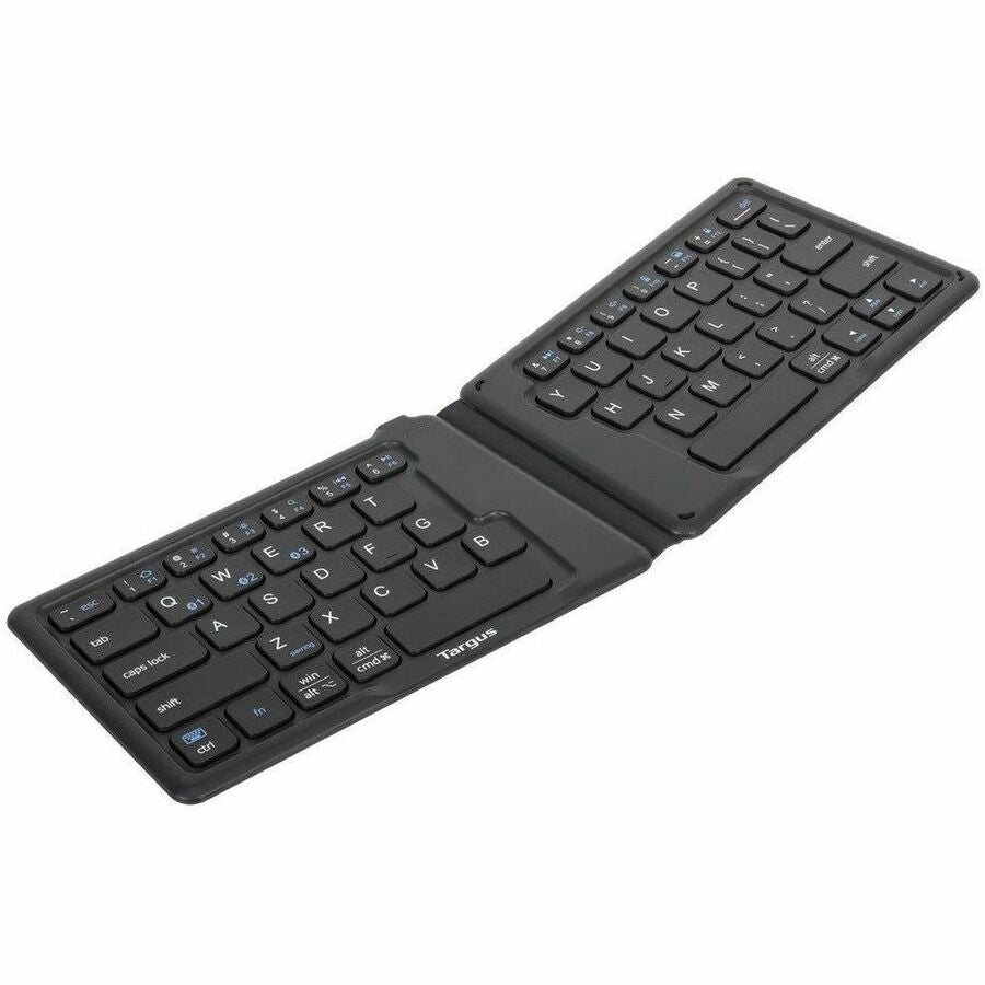 Targus Ergonomic Foldable Bluetooth Antimicrobial Keyboard AKF003US