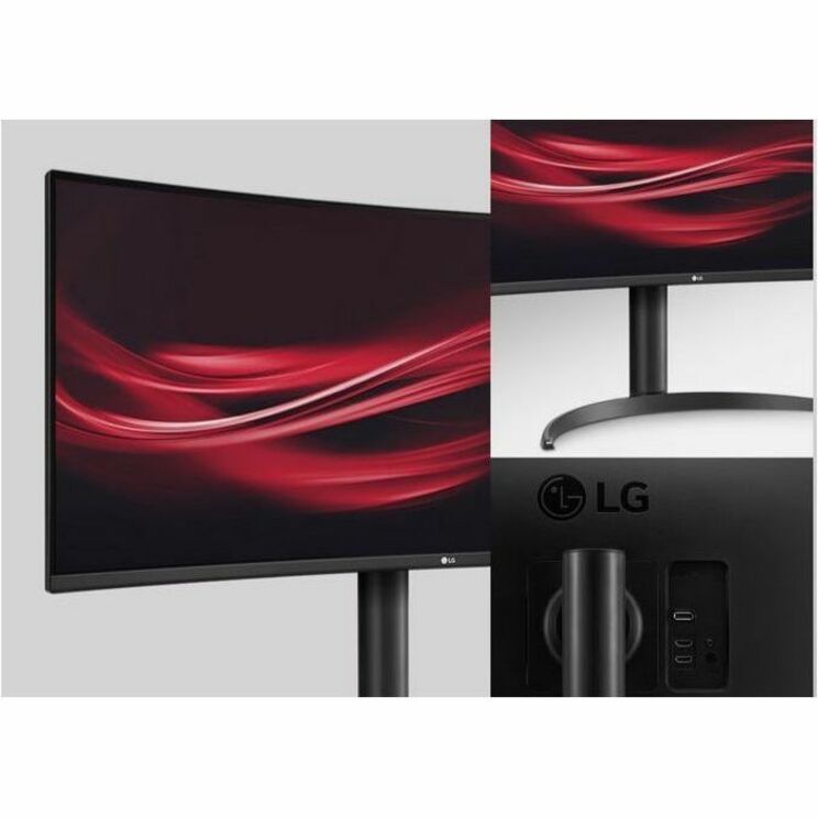 LG 34BP65C-B 34" Class UW-QHD Curved Screen LCD Monitor - Black 34BP65C-B