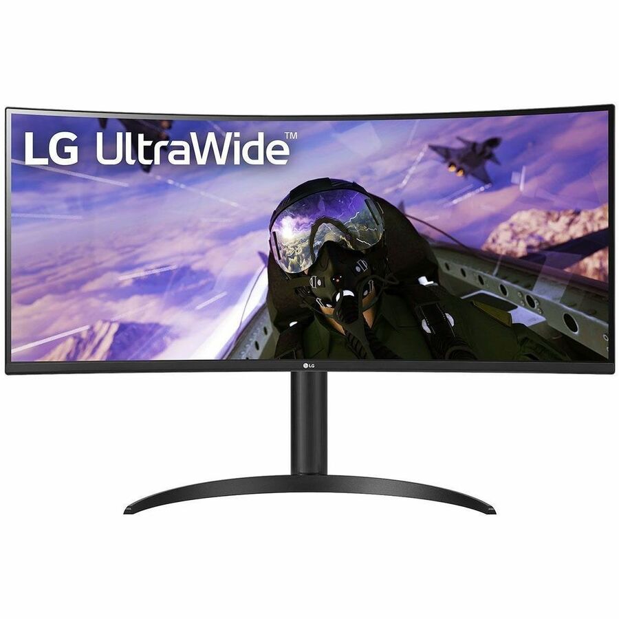 LG 34BP65C-B 34" Class UW-QHD Curved Screen LCD Monitor - Black 34BP65C-B