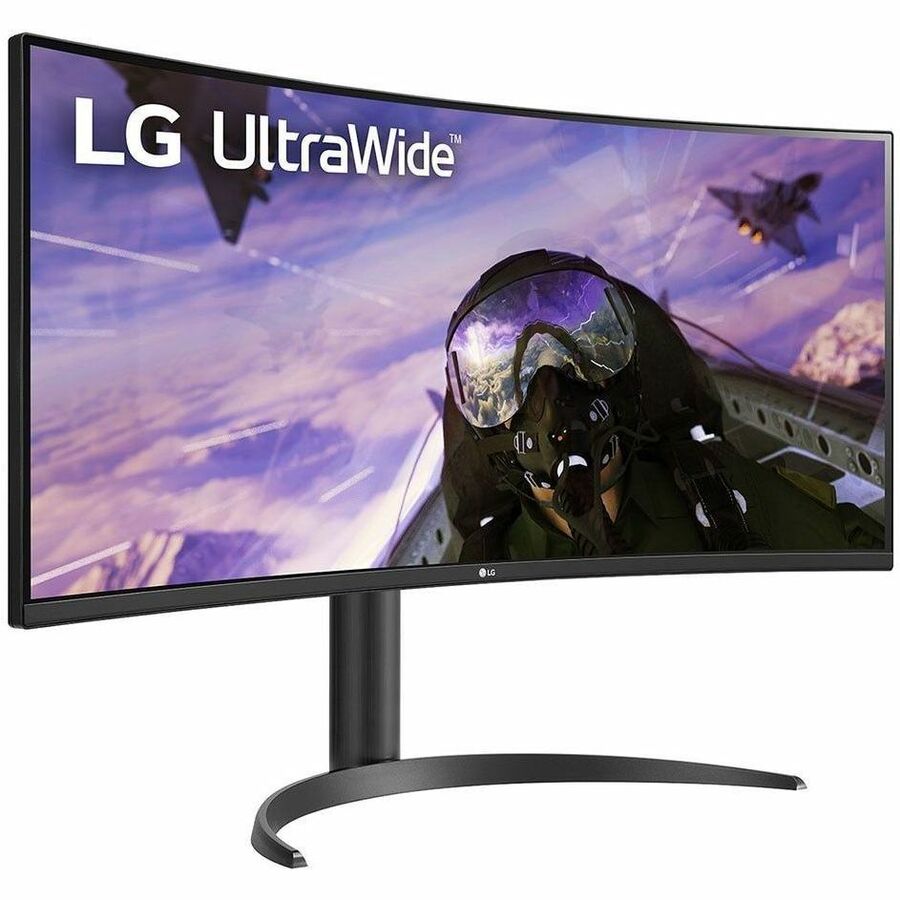 LG 34BP65C-B 34" Class UW-QHD Curved Screen LCD Monitor - Black 34BP65C-B