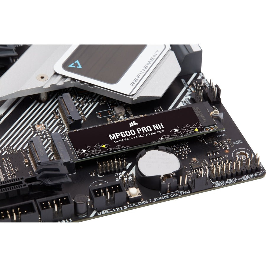 Corsair MP600 PRO NH 8 TB Solid State Drive - M.2 2280 Internal - PCI Express NVMe (PCI Express NVMe 4.0 x4) CSSD-F8000GBMP600PNH