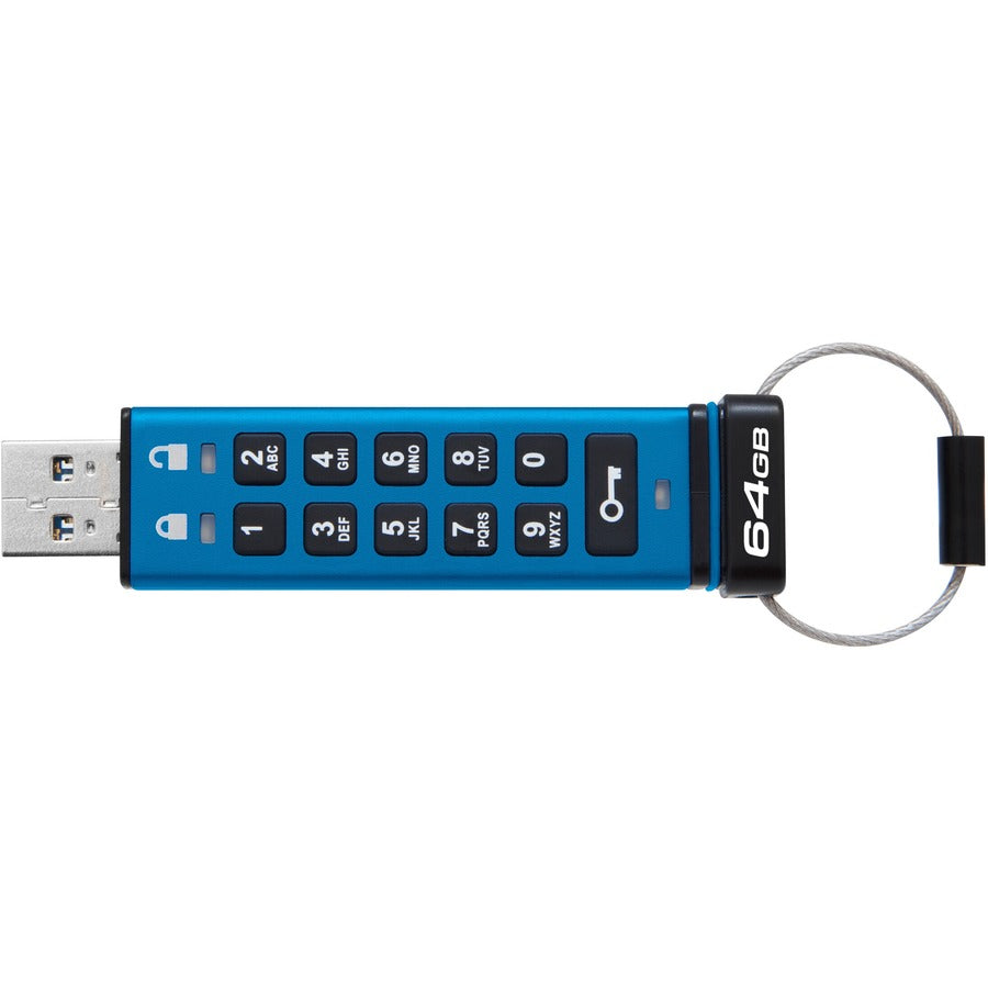 IronKey Keypad 200 64GB USB 3.2 (Gen 1) Type A Flash Drive IKKP200/64GB