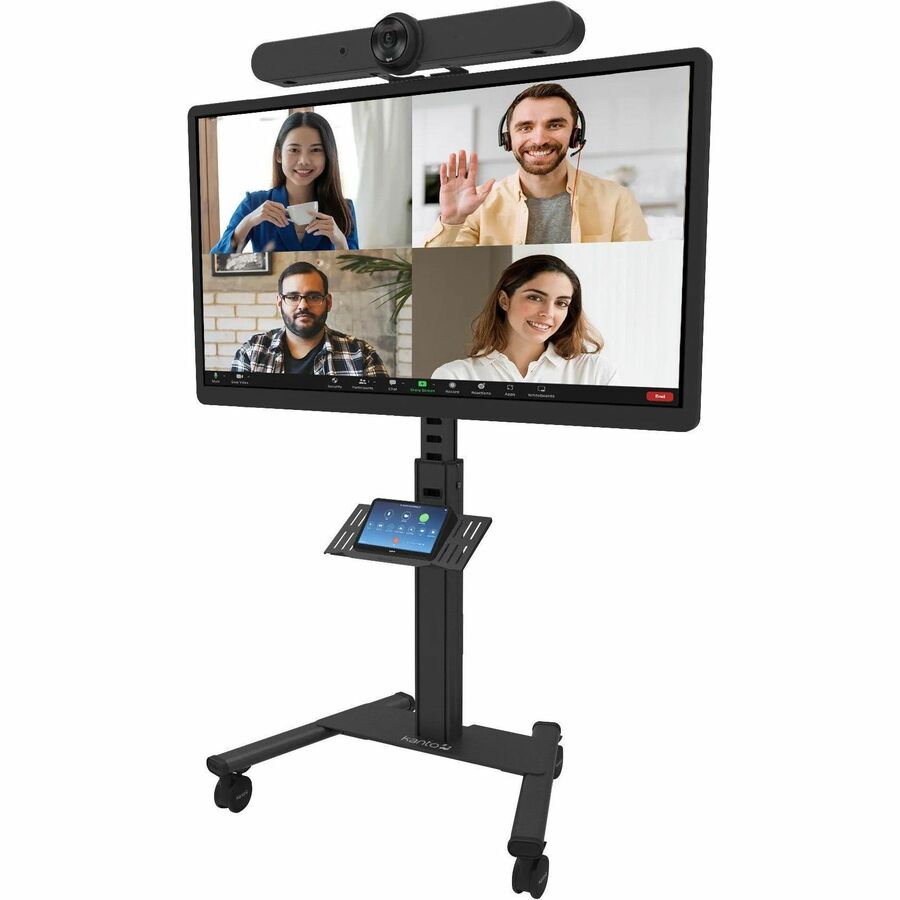 Kanto Rolling AV Cart Compatible with All-in-One Video Conferencing Systems MPC77