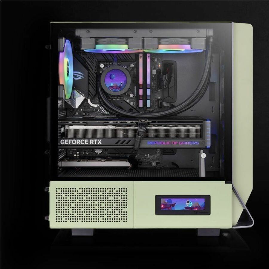 Thermaltake Ceres 300 TG ARGB Matcha Green Mid Tower Chassis CA-1Y2-00MEWN-00