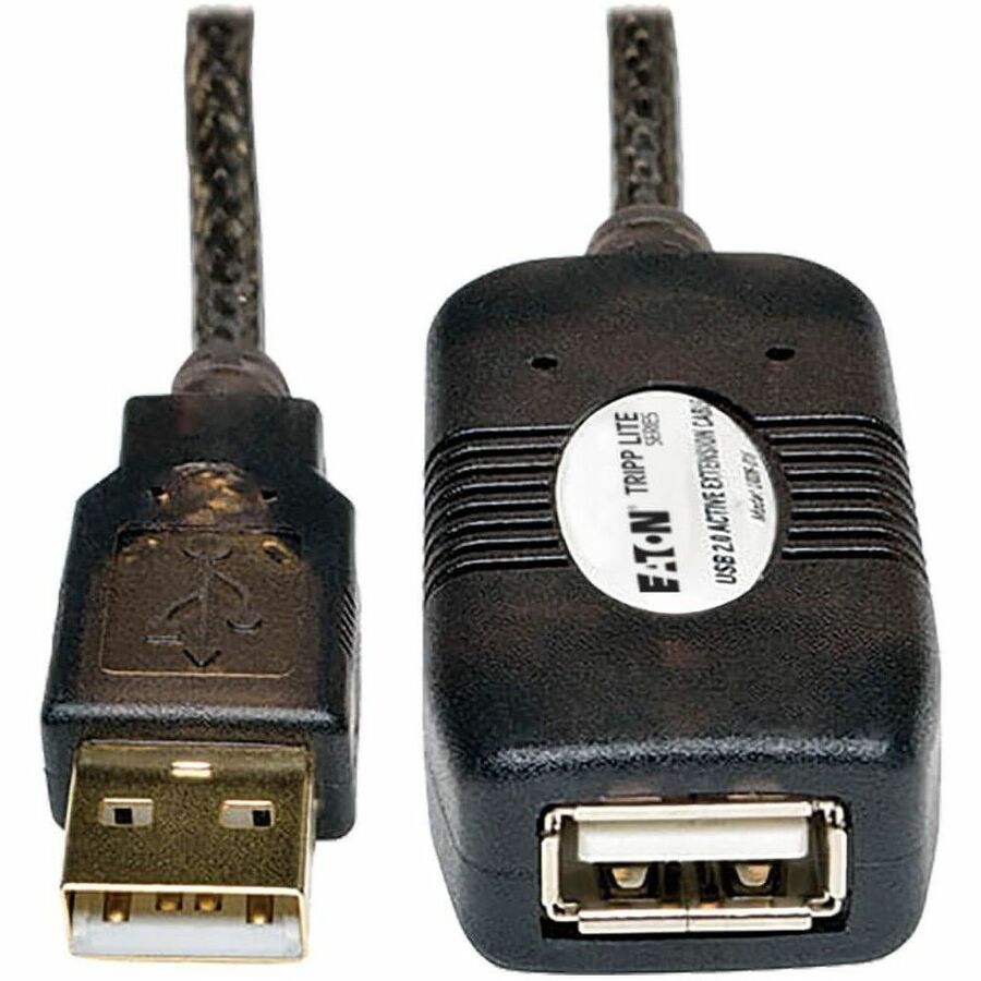 Eaton Tripp Lite Series USB 2.0 Active Extension Repeater Cable (A M/F), 16 ft. (4.88 m) U026-016