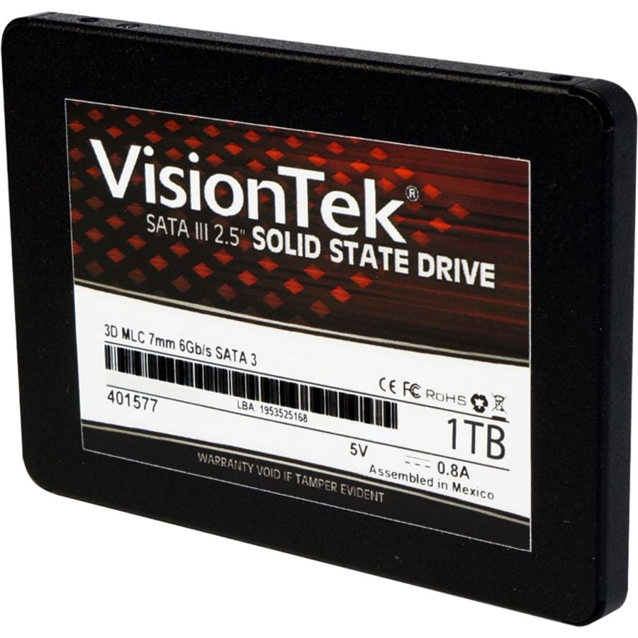 VisionTek 1TB 3D MLC 7mm 2.5" SSD 900981