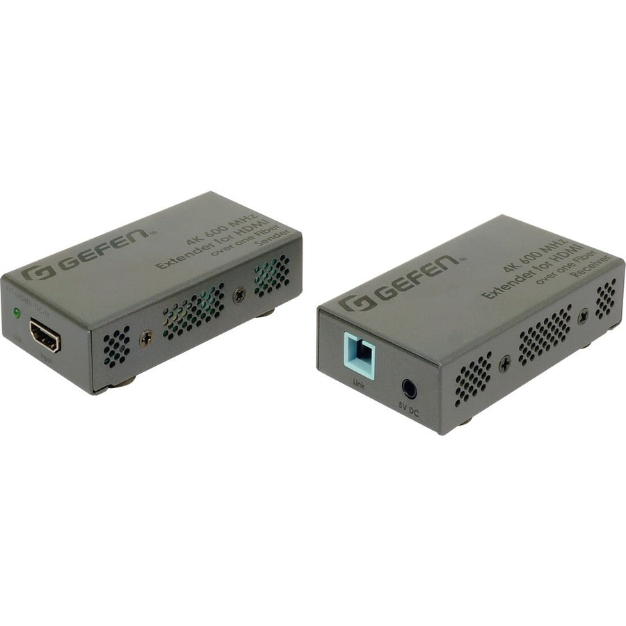 Gefen 4K Ultra HD 600 MHz Extender For HDMI Over One Fiber-Optic Cable EXT-UHD600-1SC