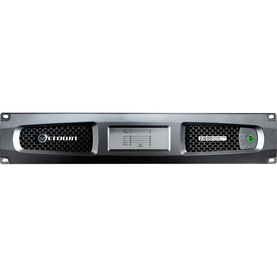 Crown DriveCore Install 2|600 Amplifier - 1200 W RMS - 2 Channel - Silver DCI2X600-U-USFX