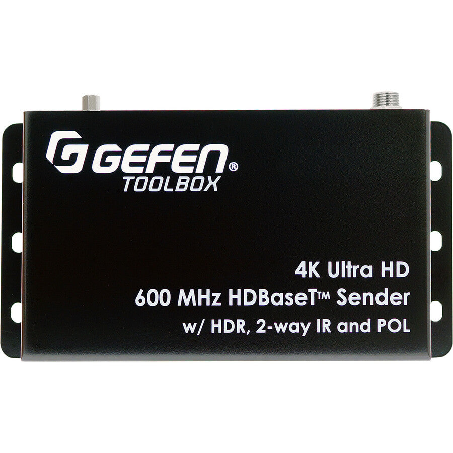 Gefen 4K Ultra HD 600 MHz HDBaseT Extender w/ HDR, 2-Way IR, And POL GTB-UHD600-HBTL