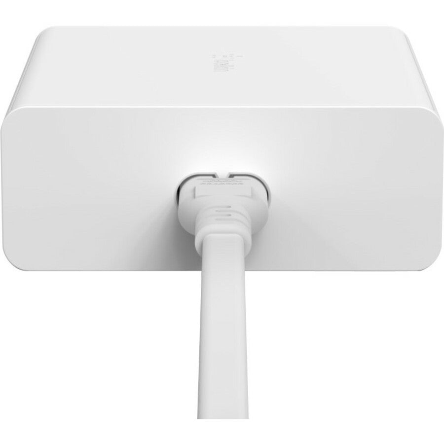 Belkin 108W 4-Port GaN Charger - 2xUSB-A, 2xUSB-C (108W Total) - 2m/6.6ft Power Cord - White WCH010DQWH