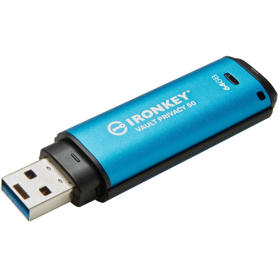 IronKey Vault Privacy 50 Series 64GB USB 3.2 (Gen 1) Type A Flash Drive IKVP50/64GB