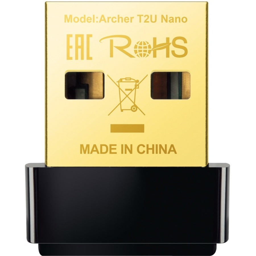 TP-Link Archer T2U Nano - IEEE 802.11ac Dual Band Wi-Fi Adapter for PC Desktop/Notebook ARCHER T2U NANO