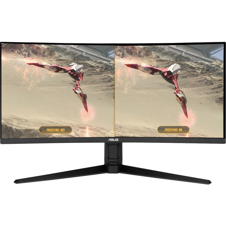 TUF VG34VQL1B 34" Class WQHD Curved Screen Gaming LCD Monitor - 21:9 - Black VG34VQL1B