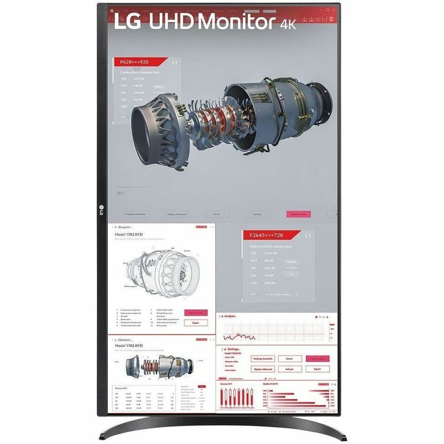 LG 32BR55U-B 32" Class 4K UHD LCD Monitor - 16:9 32BR55U-B