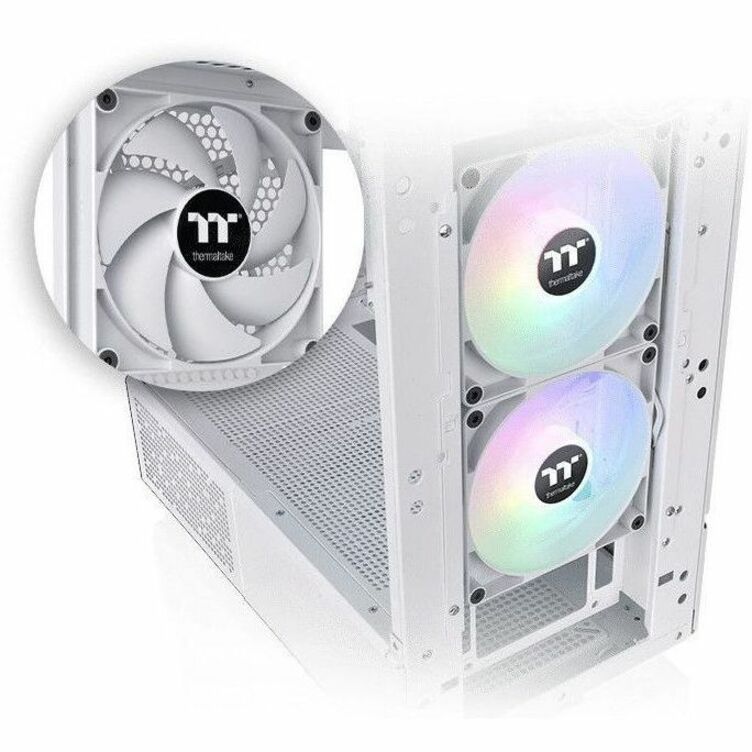 Thermaltake Ceres 350 MX Snow Mid Tower Chassis CA-1Z3-00M6WN-00