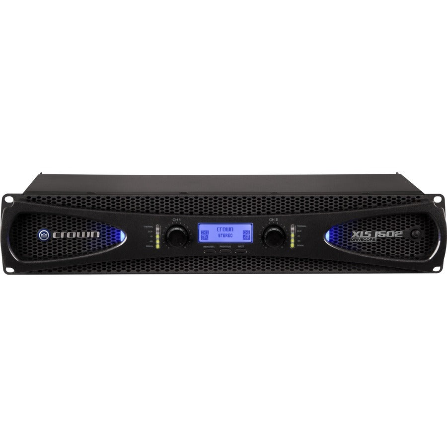 Crown XLS DriveCore 2 1502 Amplifier - 1500 W RMS - 2 Channel - Black NXLS1502-0-US