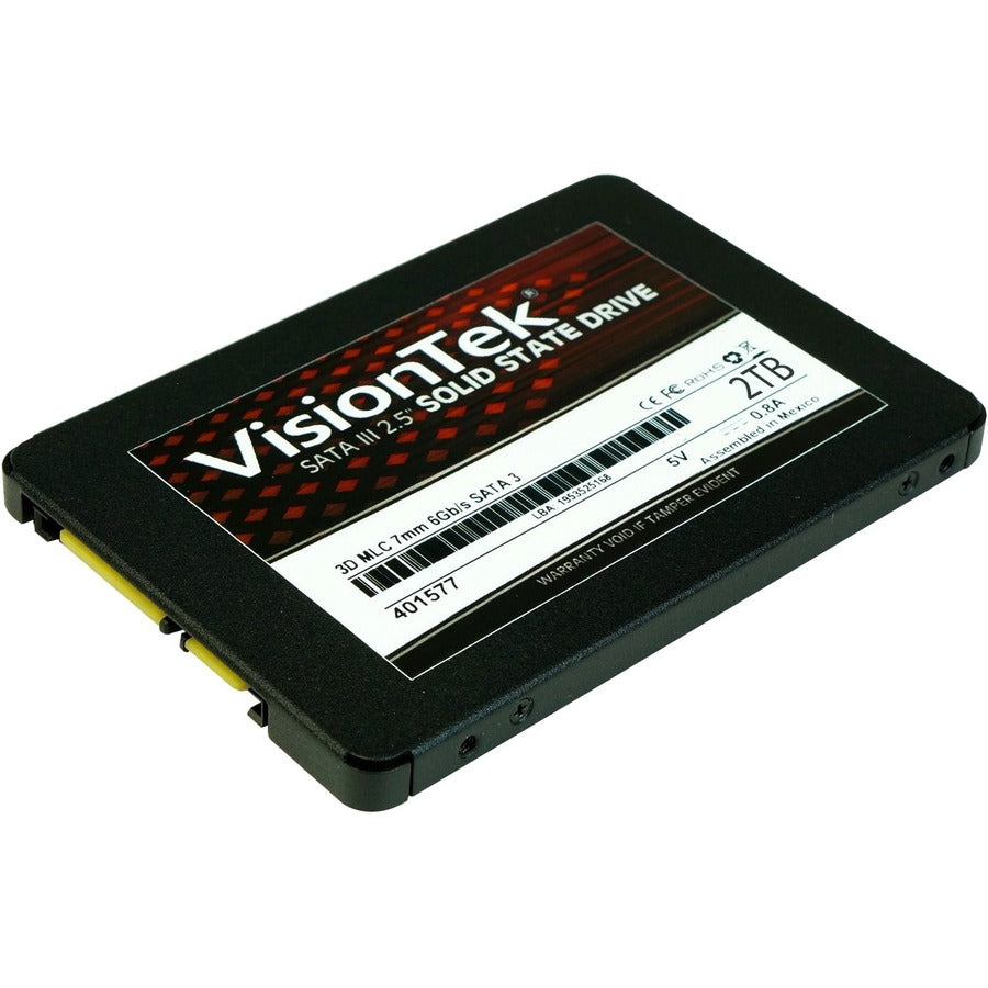 VisionTek 2TB 3D MLC 7mm 2.5" SSD 900982